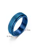 Anillo de pareja esmerilado explosión transfronteriza anillo giratorio de acero de titanio Europa y Estados Unidos anillo de acero inoxidable creativo de lujo ligero venta al por mayor