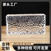 Ladrillo de Cristal de Panal Ladrillo de Cristal Sólido Transparente Pared de División Decorativa para Sala de Estar Balcón Entrada Ladrillo de Cristal Ladrillo de Vidrio