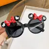 Nuevas Gafas de Sol de Mickey con Lazo para Niños Moda Dibujos Animados Gafas de Sol con Protección UV