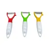 Pelador de Dos Colores Publicitario Regalo Pequeño Logo Imprimible Código QR Promoción Herramienta Pelador de Frutas para Cocina