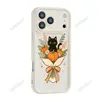 Capa de celular buquê de gato preto e abóbora de Halloween mais vendida internacionalmente, iPhone 18 Pro Max, à prova de quedas, capa protetora com acabamento fosco