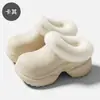 Pantuflas de algodón Baotou para mujer, de suela gruesa de invierno, cálidas, antideslizantes, resistentes al desgaste, hacen que los pies parezcan más pequeños, impermeables, con talón cerrado, venta al por mayor para mujeres
