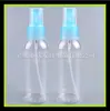 Botella pulverizadora de 24 dientes 100 ml botella pulverizadora cilíndrica plástico PET botella secundaria botella de empaque cosmético botella de pulverización fina