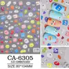 Pegatinas 5D para Uñas de Dibujos Animados Infantiles con Alto Valor Estético, Animalitos Lindos, Graffiti DIY, Uñas en Relieve, Fresas Tridimensionales