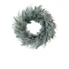 Corona de Navidad Mixta de PE 60cm Decoración Navideña Artificial Adorno de Escena Festiva Accesorios Colgante de Pared Corona Artificial Hecha a Mano