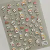Lindas Pegatinas de Animales para Uñas 5D en Relieve Estéreo Patrón Dopamina Pegatinas DIY para Arte de Uñas Joyería Estilo Ca