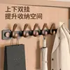 Colgador para puerta, perchero sin taladro, colgador de ropa montado en la puerta del dormitorio, estante de almacenamiento para ropa y bolsos para colgar en la puerta
