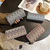 Nueva cartera con cremallera larga para mujer 2024, bolso para teléfono móvil de gran capacidad, monedero con múltiples tarjetas, tarjetero de moda transfronterizo
