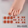 Zhengxiang Calcomanías Personalizadas de Gel para Uñas Arte Francés para Pies Luz UV Semi-horneadas Semi-curadas Calcomanías para Uñas de los Pies Venta al Mayoreo Comercio Exterior