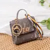 Mini Bolsa Encanto Llavero Billetera Estuche para Labial Auriculares Colgante Versátil para Bolso Bolsa de Almacenamiento para Llaves del Coche