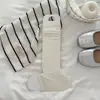 Calcetines Blancos de Seda de Hielo para Mujer, Longitud Media Pantorrilla, Estilo Delgado de Verano, Malla Transpirable, Estilo Coreano y Japonés, Calcetines Largos de Encaje