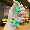 Llavero Creativo Serie Océano Relleno de Aceite Pez Payaso Estrella de Mar Pez Pequeño Colgante de Bolso Decoración de Llavero