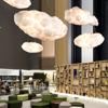 Envío Gratis Lámpara Blanca de Nube de Algodón Personalidad Creativa Arte Decoración Habitación Infantil Restaurante Moderna Simple Tienda de Ropa Lámpara de Techo