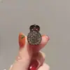 Exquisito Pasador Lateral Completo de Diamantes para Mujer, Pinza Pequeña para Flequillo, Pasador de Princesa, Pinza de Tiburón Pequeña para Peinados Semirecogidos, Pasador para Cabello Suelto
