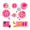 Conjunto de frutas para simulação molde de silicone bolo de açúcar chocolate sobremesa acessórios de decoração molde criativo feito à mão