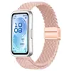 Adecuado para Correa de Reloj Huawei Band 11, Pulsera Tejida de Nailon con Cierre Magnético Integrado para Huawei Band 11 Pro