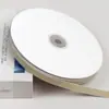 Banda para Sombrero de Rayas Horizontales de Poliéster de 1 cm 50 Yardas Cinta Tejida de Colores Flores Empaque para Hornear Decoración DIY para Festivales En Stock