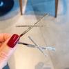Presilha de Cabelo Doce Simples X Celebridade da Internet Presilha de Uma Palavra Acessório de Cabeça Estilo Japonês Versátil Mechas Menina Coreana ins Presilha Lateral
