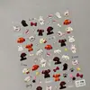 Adesivos Relevo Desenho Animado Fofos em Estoque, Múltiplas Opções Disponíveis, Ursinho Infantil, Coelho, Filhote Adesivos para Nail Art, Estilo Ca