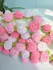 Manta terciopelo paquete de material DIY ramo de rosas manta ganchillo tejido a mano regalo flores hilo ganchillo