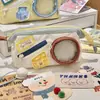 Nova Bolsa de Dor de Comida Americana Bolsa de Lápis de Aparência Elegante Multifuncional Grande Capacidade Bolsa de Material Escolar para Estudantes Bolsa de Armazenamento de Lápis