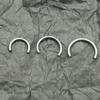 Aço Titânio 316L Anel Labial Dente Interno Anel Ferradura Anel C Haste de Substituição Prego Osso da Orelha Joia de Piercing Universal Aço Inoxidável