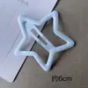 Pasador de Estrella de Color Caramelo de Dopamina Grande de 6 cm para Niñas, Pinza para Flequillo Lateral, Pinza Bb, Pinza Linda para Niñas Jóvenes