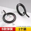 Resorte redondo de retorno resorte plano doble vivo doble rápido cerradura de puerta antirrobo accesorios universales puerta antirrobo manija de puerta manija