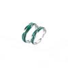 Nuevo anillo de pareja Rainfall Banana Guofeng para hombre y mujer 2024, anillo abierto de alta gama con marea.