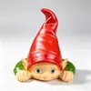 Figuras de elfos y gnomos de dibujos animados transfronterizas, decoraciones de resina de enanos estilo cuento de hadas, manualidades para regalo de vacaciones