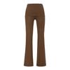 Calça Flare Longa Versátil Casual de Yoga para Menina Doce Picante, Tendência de Celebridade da Internet, Reveladora da Cintura Sexy, Molda o Corpo, com Barra Dobrada, Simples
