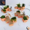 Asientos para Empalme de Fibra de Vidrio Paisaje Urbano Asientos Combinación de Flores Cuadrado Silla de Parque de Calle Maceta con Forma Especial para Exteriores Taburete