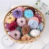 Flor de hortensia artificial flor de alta gama realista materiales DIY flores falsas arreglo de escena flores de boda rosa decoración del hogar