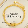 Pulsera de Arena Dorada Cruzada de Vietnam Pulsera de Calabaza Estrella Incrustada de Diamantes Temperamento Versátil Color Duradero Resistente al Desgaste Fuente de Joyería de Yiwu