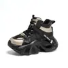 2591-2 Zapatos de Papá Populares para Mujer 2026 Otoño Malla Transpirable Versátiles Zapatos de Papá Estudiante Deportivos Casuales