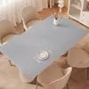 Jogo Americano de Cor Sólida, À Prova de Óleo, À Prova d'Água, Resistente ao Calor, Toalha de Mesa de Alta Qualidade, Protetor de Mesa Isolante Térmico, Tapete de Proteção para Superfície de Mesa de Centro Resistente a Altas Temperaturas