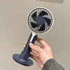 Mini ventilador em formato de urso pode ser colocado em uma mesa, mini ventilador de dormitório, ventilador de mão USB, ventilador elétrico portátil para o verão