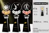 Troféu de Cristal Personalizado de Basquete para Jogos Esportivos de Alunos Escolares, Medalhas de Campeão e Vice-Campeão de Streetball FMVP