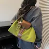Bolsa Tote de Camurça Grande Capacidade Outono e Inverno, Bolsa de Ombro Exquisita, Novo Estilo Coreano, Bolsa Transversal Casual da Moda Diária