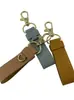 Porta-Chaves Criativo de PU, Chaveiro de Couro para Carro, Cor Sólida, Suporta Logo Personalizado, Opções de Cores Disponíveis