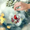 Nuevo Colgante Decorativo de Árbol de Navidad Plano Acrílico Transfronterizo Colgante para Coche Colgante de Joyería