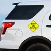 Adesivos refletivos para carro direto da fábrica, adesivos criativos personalizados para arranhões na lataria, adesivos de bebê a bordo para carro, atacado