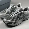 Zapatos Putian transfronterizos NB1906R plata líquida unisex para pareja, zapatos de papá de suela gruesa, zapatos deportivos casuales acolchados