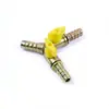Conector em T para fogão a gás resistente à corrosão de alta pressão gás doméstico atacado com interruptor ângulo tee venda direta