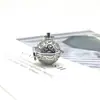 Colgante de Incienso Dorado Hueco, Bola de Aromaterapia con Cascabel que se Puede Abrir, Accesorio Colgante Hanfu, Colgante DIY