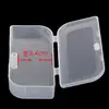 Caja para unidad de disco U caja de embalaje para productos digitales caja de plástico rectangular caja pequeña caja de plástico transparente material PP al por mayor