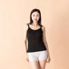 Suministro directo de fábrica 2021 Verano Nuevo Camisola de Seda Morera para Mujer Estilo Europeo y Americano Cuello en U Doble Tirantes de Seda para Mujer