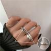 Anillos Vintage Minimalistas Apilables de Nicho Coreano para Mujer, Estilo Ins Fresco y de Moda, Anillos Abiertos Geométricos Versátiles para Estudiantes, Dedo Índice