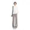 0301 Camiseta de Manga Larga de Cuello Alto Tejida Capa Base para Mujer Otoño e Invierno Versátil Ajustada Top Interior Estilo Básico de Lana