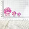Nueva pieza acrílica, accesorios de parche para bricolaje, efecto láser, broche de horquilla Sanrio, accesorios de flores para zapatos, joyería